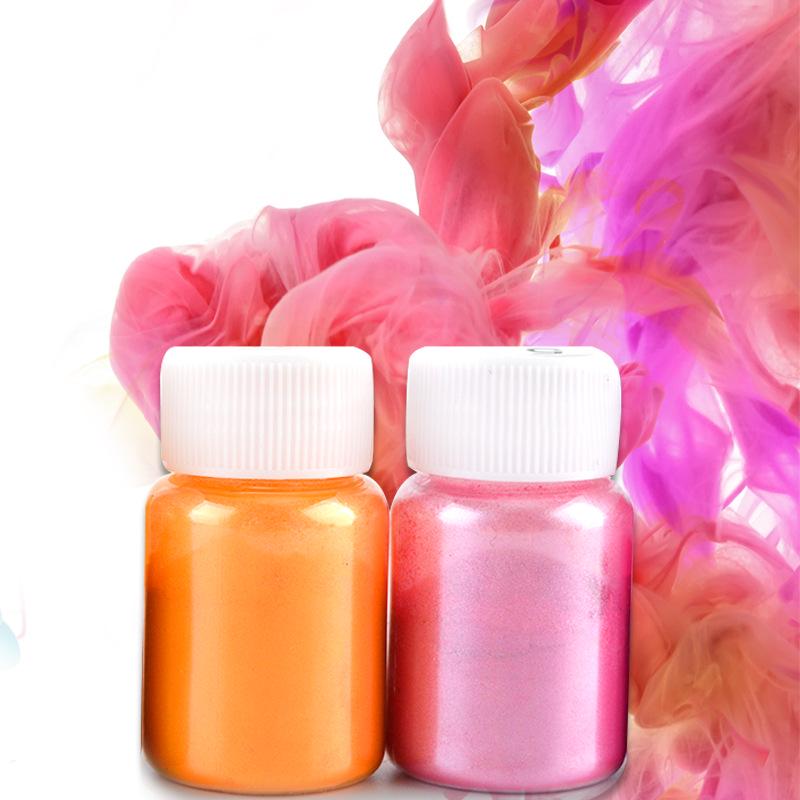 Mermaid Ji Iridescent Mica Powder: DIY Crystal Clay, Pearlescent Epoxy Resin, Glitter Pigment.