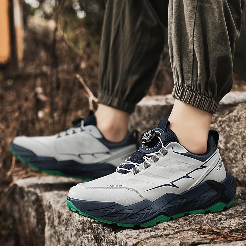 Men Sports Running Shoes Outdoor Walking Soft Casual Sneakers Fashion Designer Leather Sneaker Men's Tennis Masculina Orange