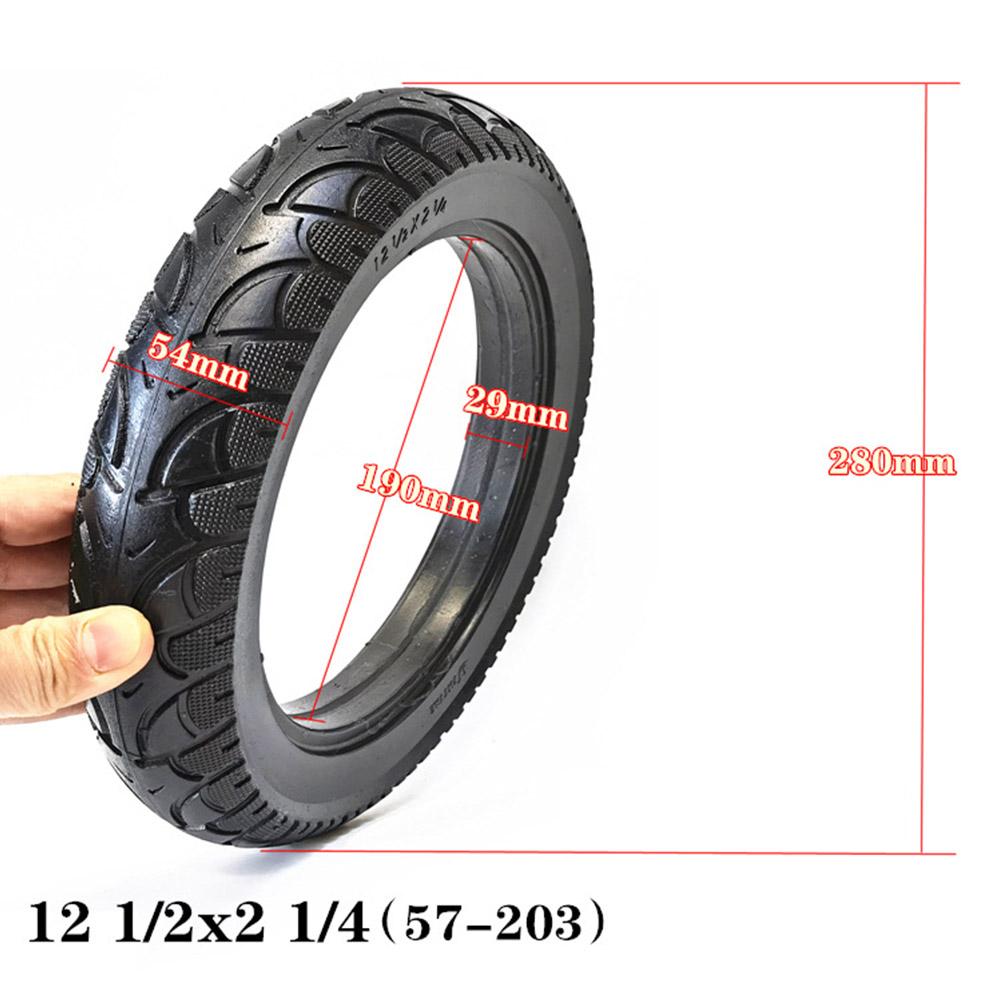 E-bike Solid Tyre 12 Inch 12*2.125 Electric Vehicle Parts