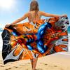 1Pc Spiderman Web Artwork Beach Towel, Quick Dry, Multi-Use for Beach Pool Gym Yoga Home Travel, Christmas, Halloween, Xmas Gift M929265