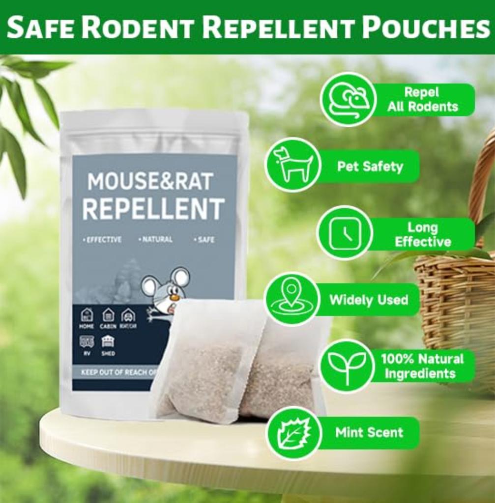 Plant Components Drive Away Rodents And Rodent Control Kits