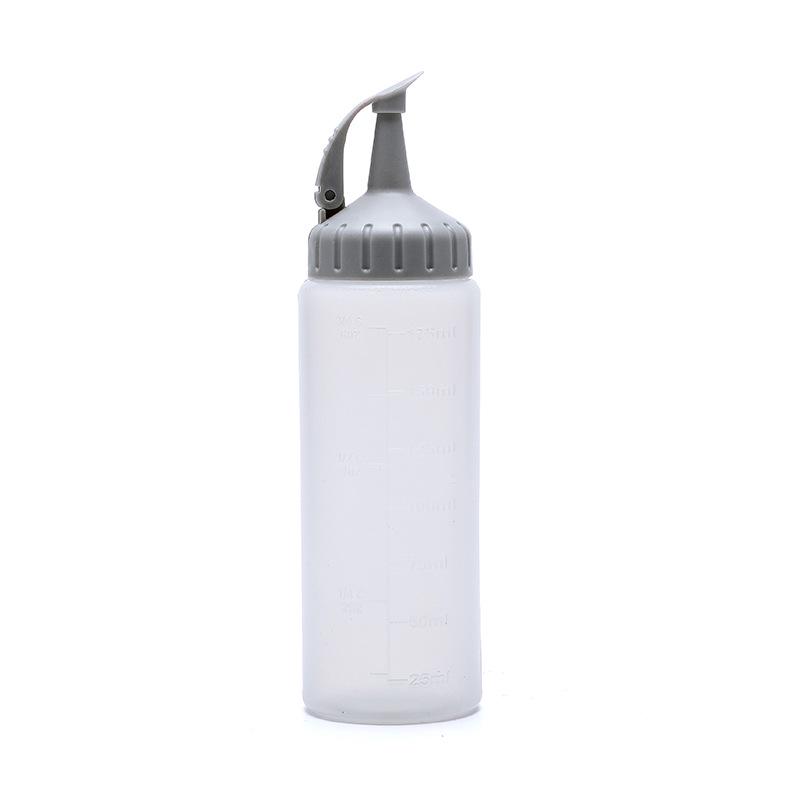 

342 Plastic Squeeze Condiment Bottle for Oil, Soy Sauce, Salad Dressing, and Seasonings 175ml Small