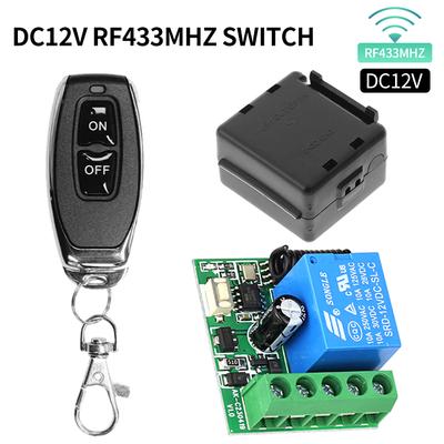 DC12V 433MHz RF Drahtloser Schalter 10A Relais Empfängermodul RF Sender EIN AUS Fernbedienung Für LED Garagentorverriegelung