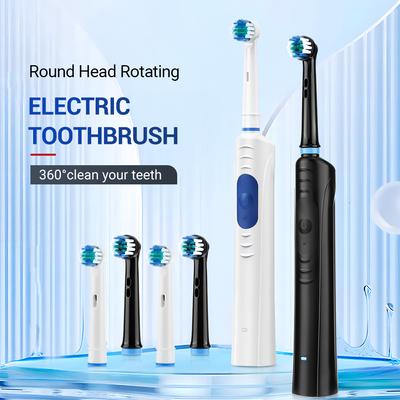 Intelligent Electric Toothbrush Adult Vibration Rotating Fully Automatic Whitening Teeth Cleaner For Male And Female Type-C