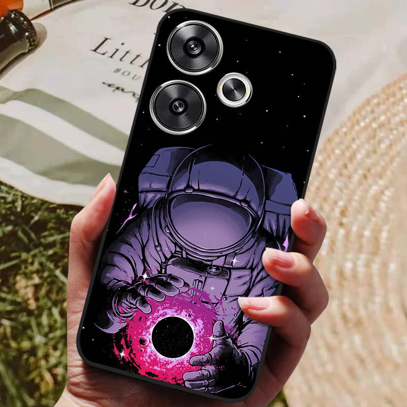 For Xiaomi POCO F6 Case POCOF6 Luxury Phone Silicon Back Cover For Xiaomi POCO F6 Cases  F 6 Protective Shockproof Shell Capas