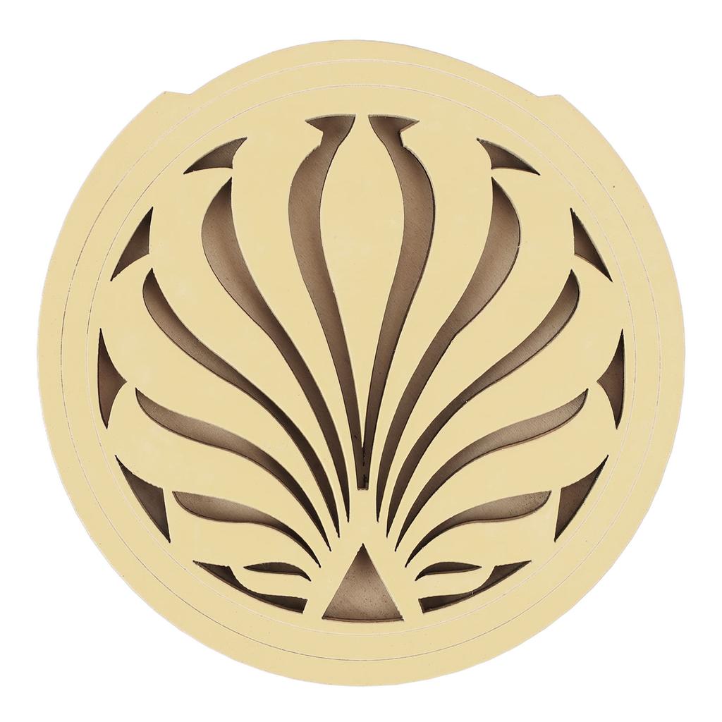 Sound Hole Cover Wood Reduce Feedback Dustproof Guitar Soundhole Cover for 41in Acoustic Guitar