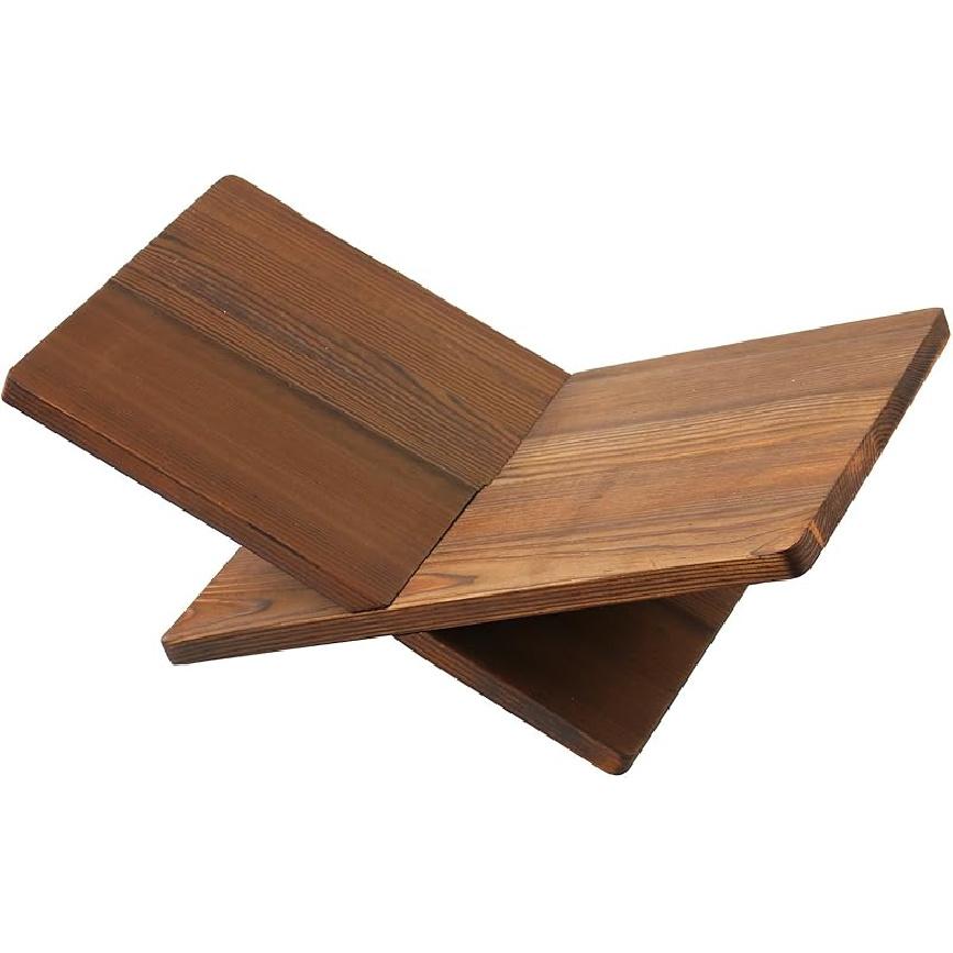 Book Stand for Reading - Solid Wood Book Holder for Open and Closed Books, Cookbook, Magazines, Textbooks (Redwood)