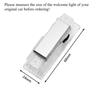 2/4pcs Car LED welcome lamp is suitable for BMW 1 series E81 E82 E87 E88 F20 F21 04-18 /2 4 5 6 7 series decorative lighting. CUZ1