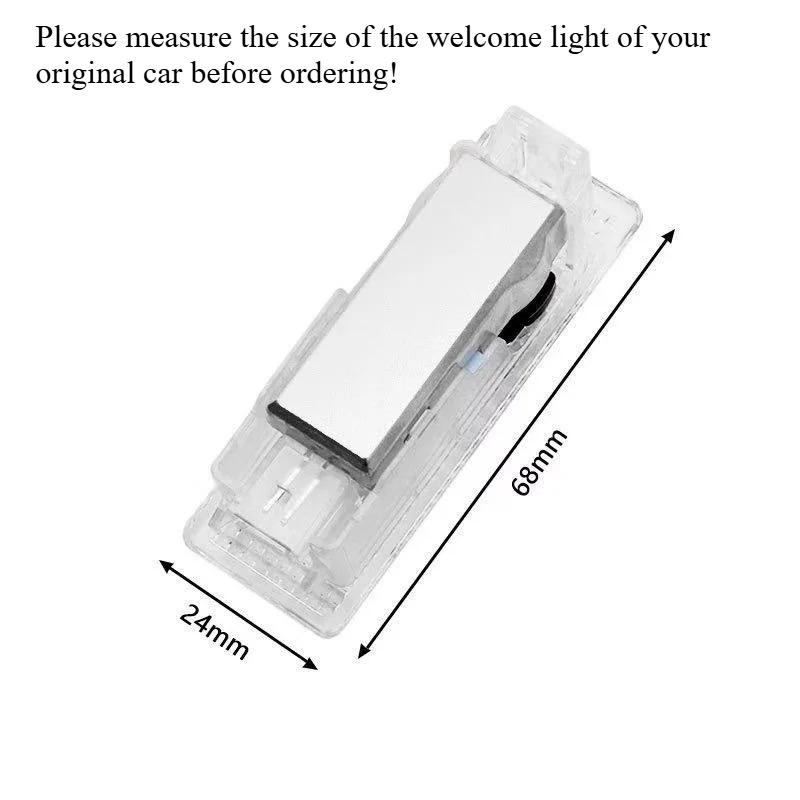 2/4pcs Car LED welcome lamp is suitable for BMW 1 series E81 E82 E87 E88 F20 F21 04-18 /2 4 5 6 7 series decorative lighting. CUZ1