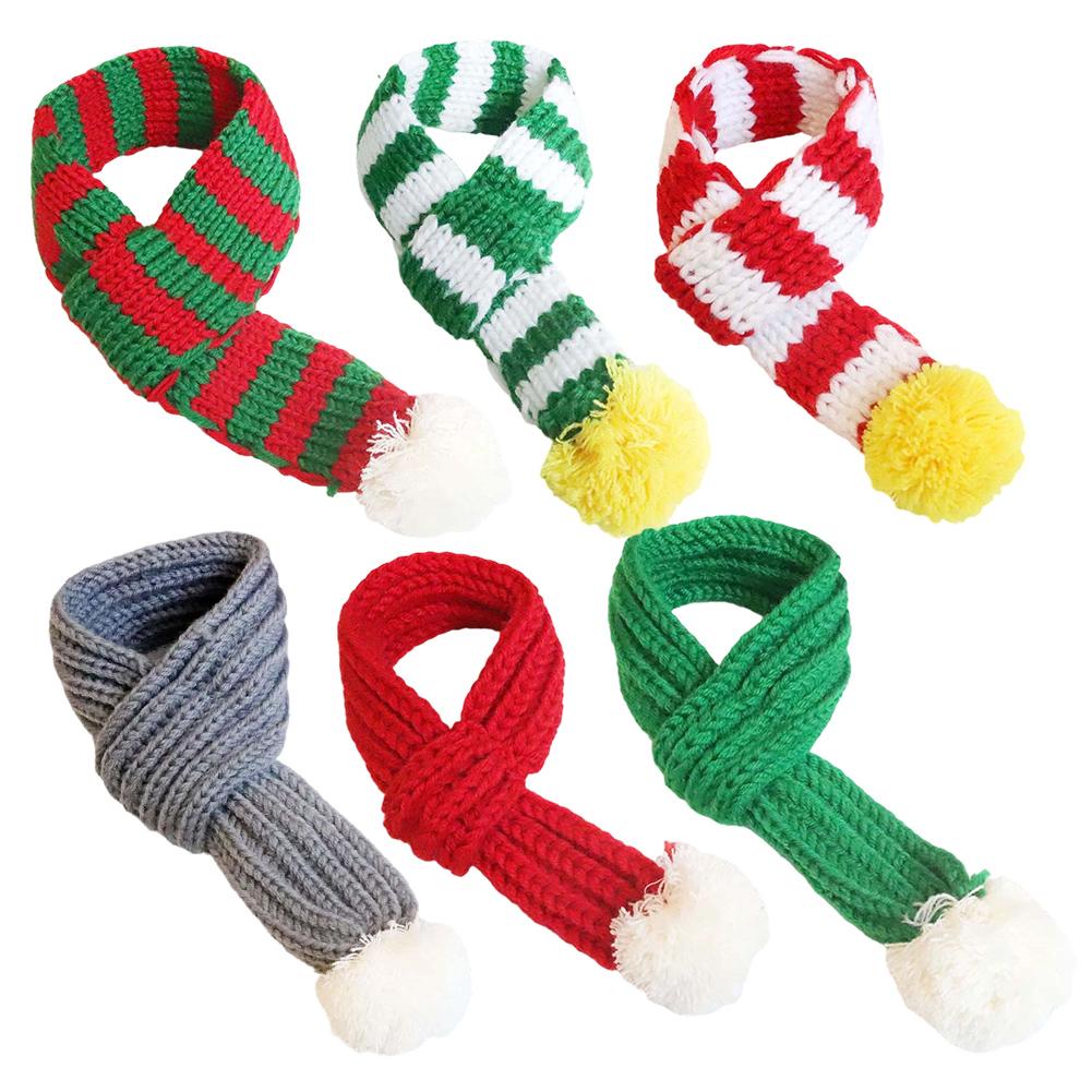 Adjustable Pet Scarf For Winter Christmas Scarf 57x7cm Christmas Pet Scarves Charming Details Comfortable Fit Cute Design
