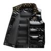Zimní 2025 Pánská trendy péřová vesta se stojáčkem - 50% bílé kachní peří