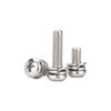 Nickel-Plated Phillips Pan Head Screw with Washer, M2-M6 Thread