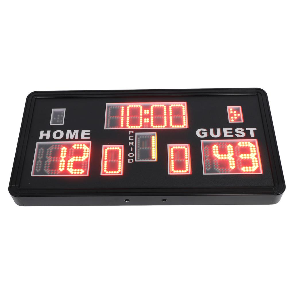 Electronic Basketball Scoreboard Timer LED Multifunctional Countdown Timer Clock Score Keeper 100 To