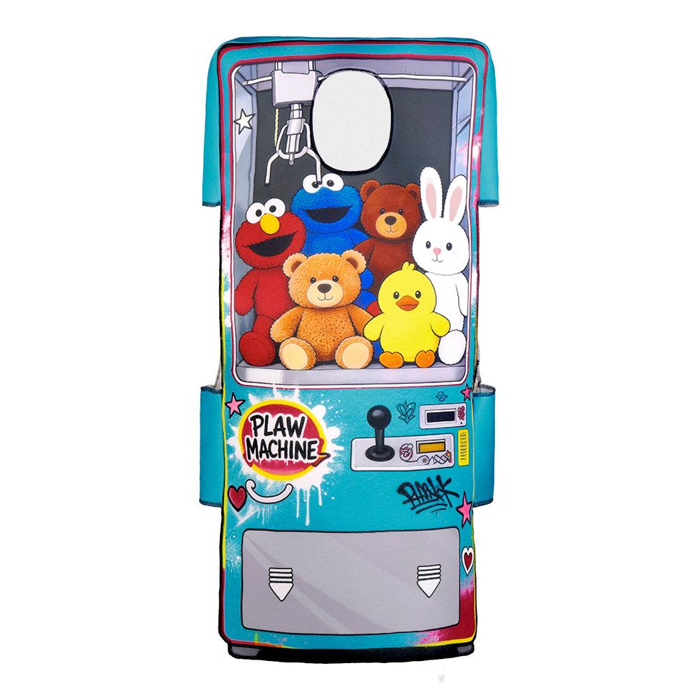 Halloween Sponge Claw Machine Costume Funny Cosplay Game Outfit Parent-Child Matching