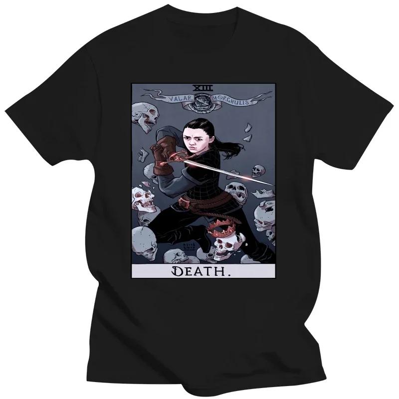 Arya Stark Got Tshirt Tarot Card Death Valar Morghulis TS... XXXXL