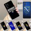 Republic Of Bosnia Flag Phone Case Cover For Samsung Galaxy S24 S25 Ultra S21 S22 Ultra S10E Note 10 Plus Note 20 FE S23