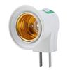 Wall Plug E27 Bulb Lamp Socket Mount Holder Adapter with   Control