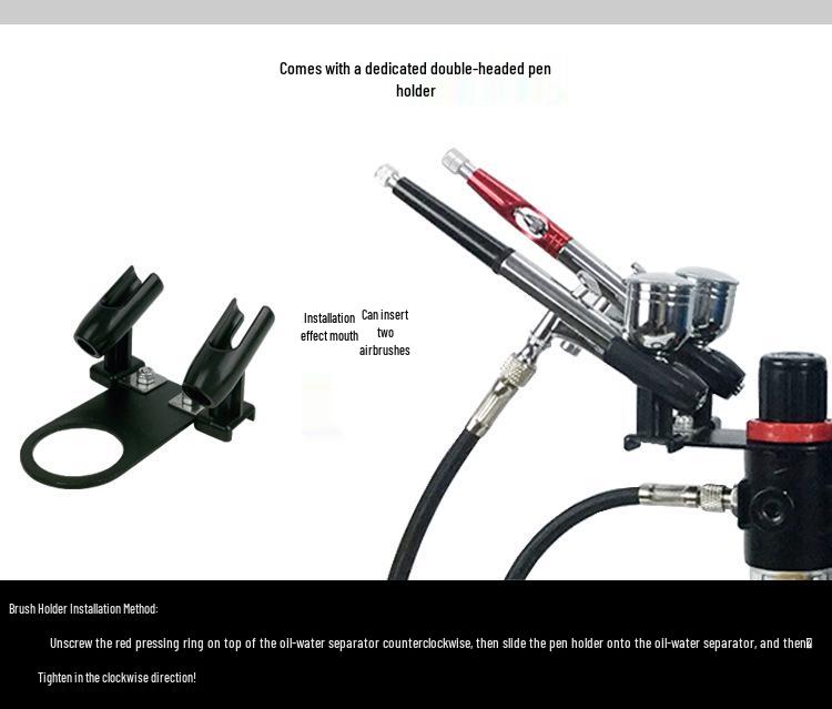 Airbrush Kit: Model & Tool Painting Set with Air Tank & Compressor