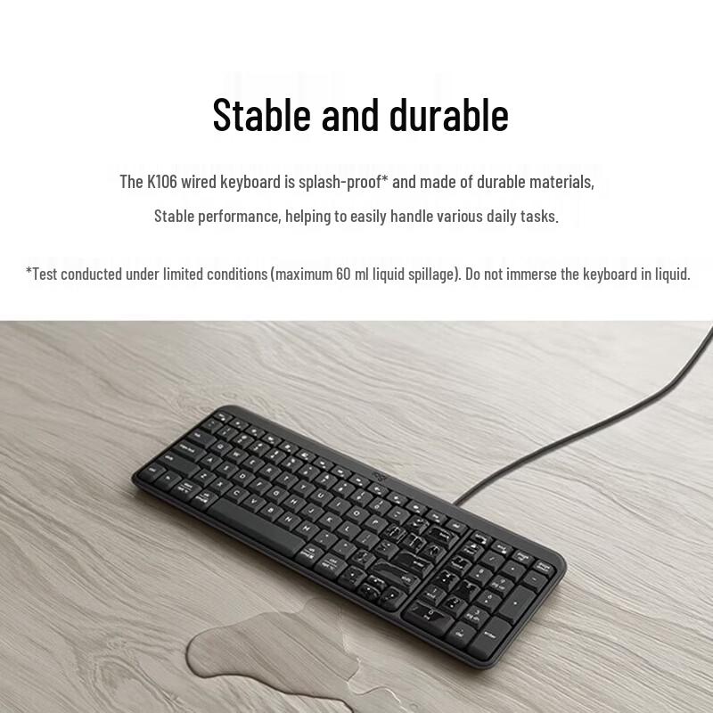 Logitech K106 99-Key Wired Compact Keyboard