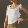 Women's Tank Top Bra Cup Women's Solid Color Bra Inner Layer Outer Layer Base Shirt