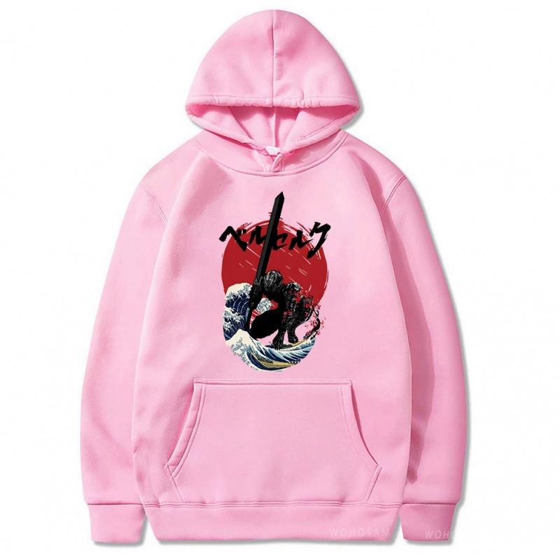 Berserk Autumn Winter Men's Hoodies Boys Harajuku Girls Hip Hop Pullover Fancy Music Gift Casual Loose Comfortable Sweatshirt
