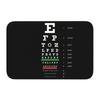 Funny Glasses with Eye Test Chart Doormat Non-Slip Entrance Door Floor Mat Optician Optometrist Living Room Carpet Rug
