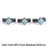 1Pcs Retro Crystal Ring Natural Stone Amethyst White Crystal Handmade Vintage Punk Finger Ring Jewelry Gift