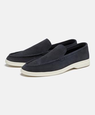 Customade Lewis Suede Minimal Loafers 3Cm (Cr0046Nv)