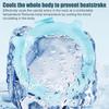 Cooling Neck Ring with Reusable Ice Pads for Instant Relief, Adjustable Neck Cooler for Outdoor Activities