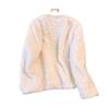 New Korean Simple Coat Women's Knitting Sweater Cute Winter Sweater Plush Lace Coat Girls' Loose Casual Coat Charming Knitting Women's Top Luxury
