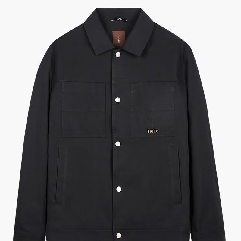 

TRIES Men s Casual Lapel Jacket L