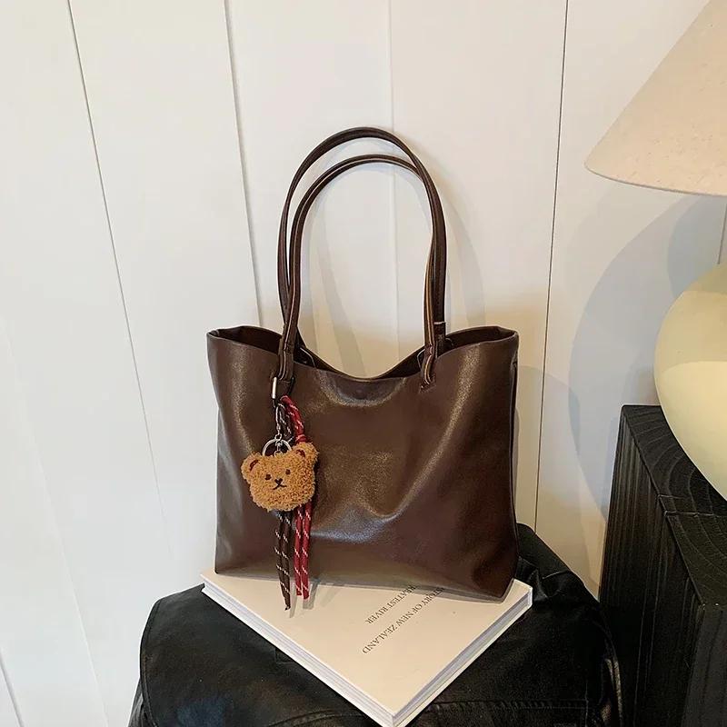 High-end minimalist autumn and winter large capacity bag for women elegant and versatile fashion bag