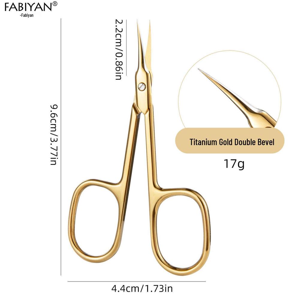 Stainless Steel Precision Cuticle and Eyebrow Trimming Scissors