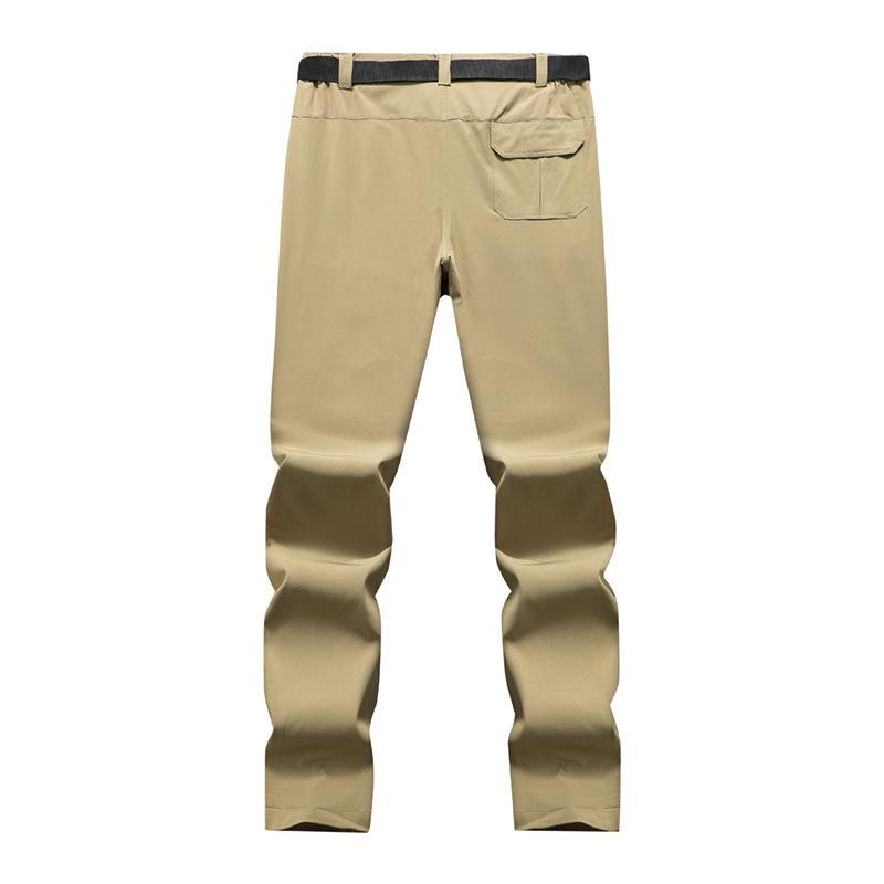 Men's Quick-Dry Elastic Hiking Pants - Breathable, Casual, Plus Size, Long Mountaineering Trousers