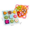 Kids Wooden Kitchen Toy Pretends Play Cutting Pizza Game Simulation Make Cookies Dessert Food Creative Education Toys Girls Gift