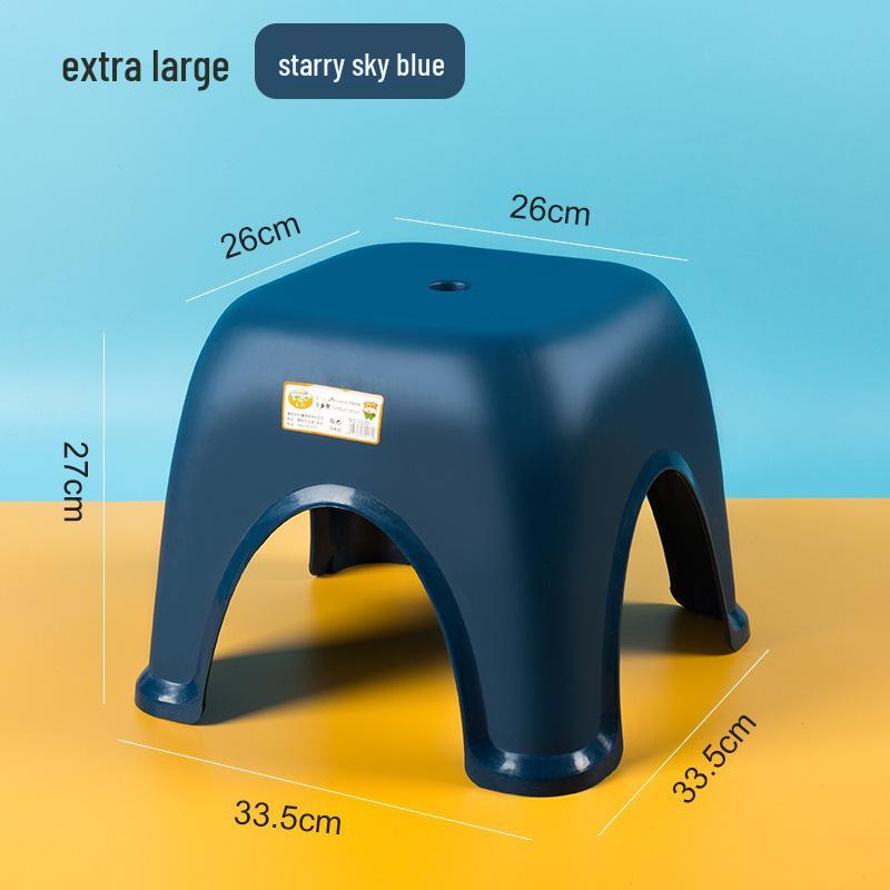 Thickened Children's Plastic Stool for Household and Bathroom Use