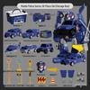 Magnetic Transforming Engineering Vehicle Toy for Boys