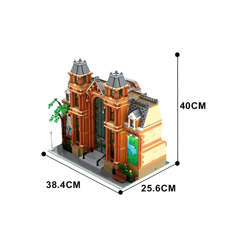 MOC London Natural History Museum Bricks Model London City History Museum Building Blocks Assemble Toys Kids Birthday Gifts Toys