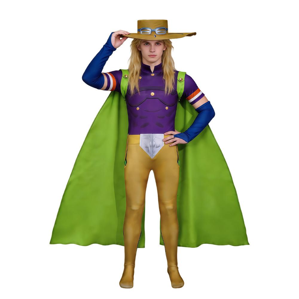 Jojo's Bizarre Adventure Yoro Fantasias Jero Zibelin Fantasia Cosplay Halloween