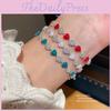 Love Heart Fashion Bracelet With Oil Drop Design For Women Gift