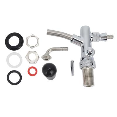 G5/8in Gewinde Chroming Messing Edelstahl Einstellbare Bier Wasserhahn Tap Bier Fass Zubehör
