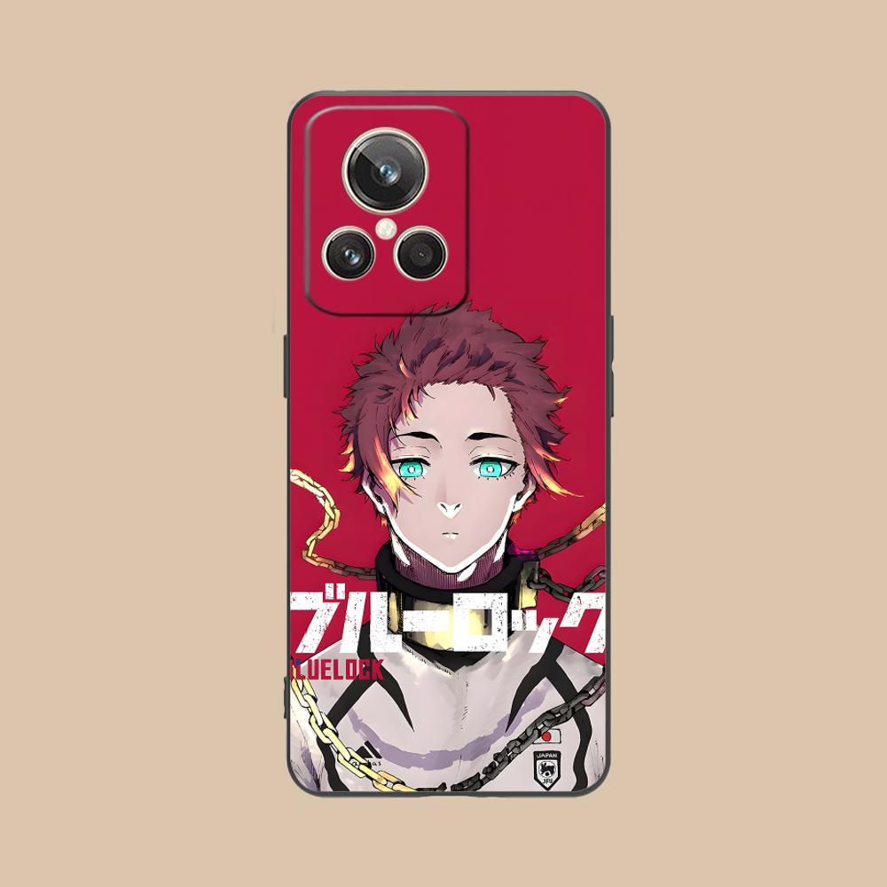 Blue Lock Ranze Kurona Matte TPU Mobile Phone Case for Realme GT 8 Neo Pro C75 73 71 C67 65 C55 53 C35 31 C20 15 Colorful Cover