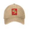 El Toxico - El Chavo Del Ocho  Washed Denim Cap Casual Baseball Caps Adjustable Hat Summer Unisex Baseball Hats