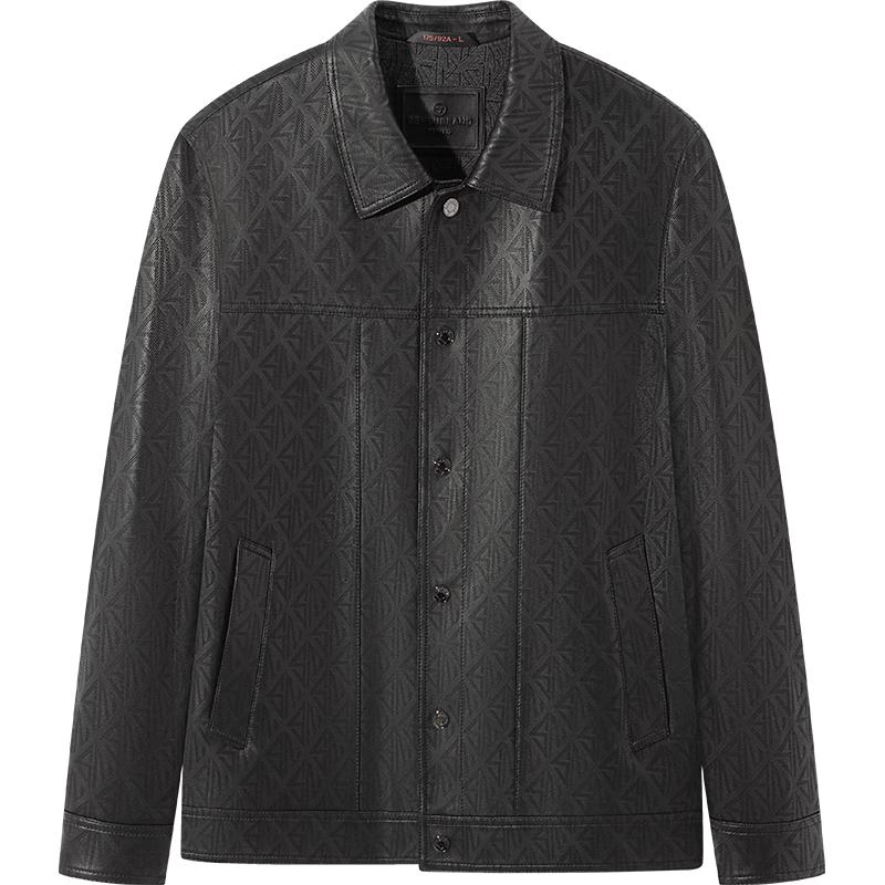 

Мужская куртка из тисненой овчины Qipai L