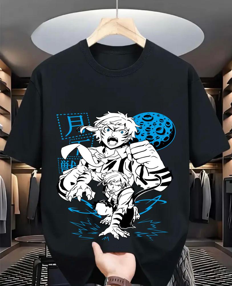 

Bungou Stray Dogs T-Shirt Dazai Chuuya Nakajima Atsushi Akutagawa Gift Shirt 4XL