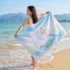 Double-Sided Plush Microfiber Beach Towel, 70x150cm - Quick-Drying, Skin-Friendly, Portable Shawl