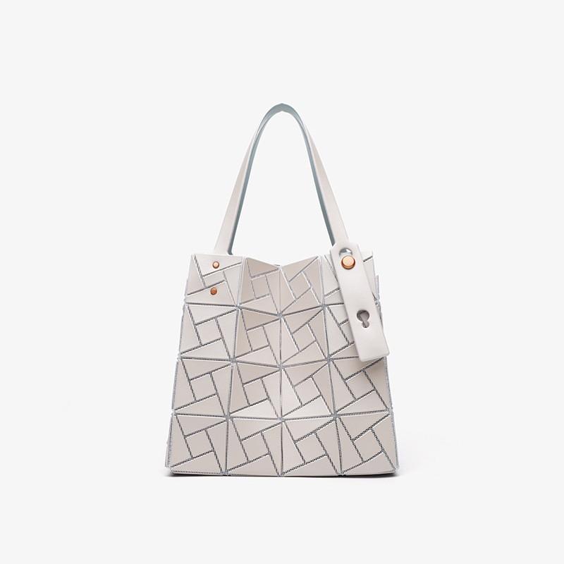 2025 Japanese House Three New Style Diamond-grid Geometric Bag Color Nails Mini Square Box Portable Tote Female
