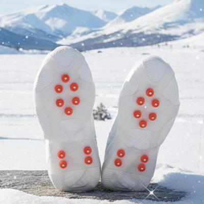 1 Pair Ice Cleats for Shoes and Boots Grips Anti Skid Footwear Crampons Winter Shoe
