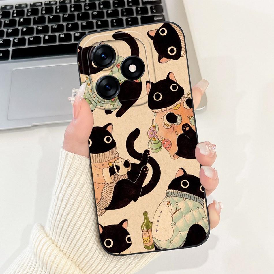 For Tecno Spark 10 10C Spark 10 Pro Elegant Printing Soft Silicon Case For Tecno Spark10 10 C 10Pro Lens Protective Phone Cases