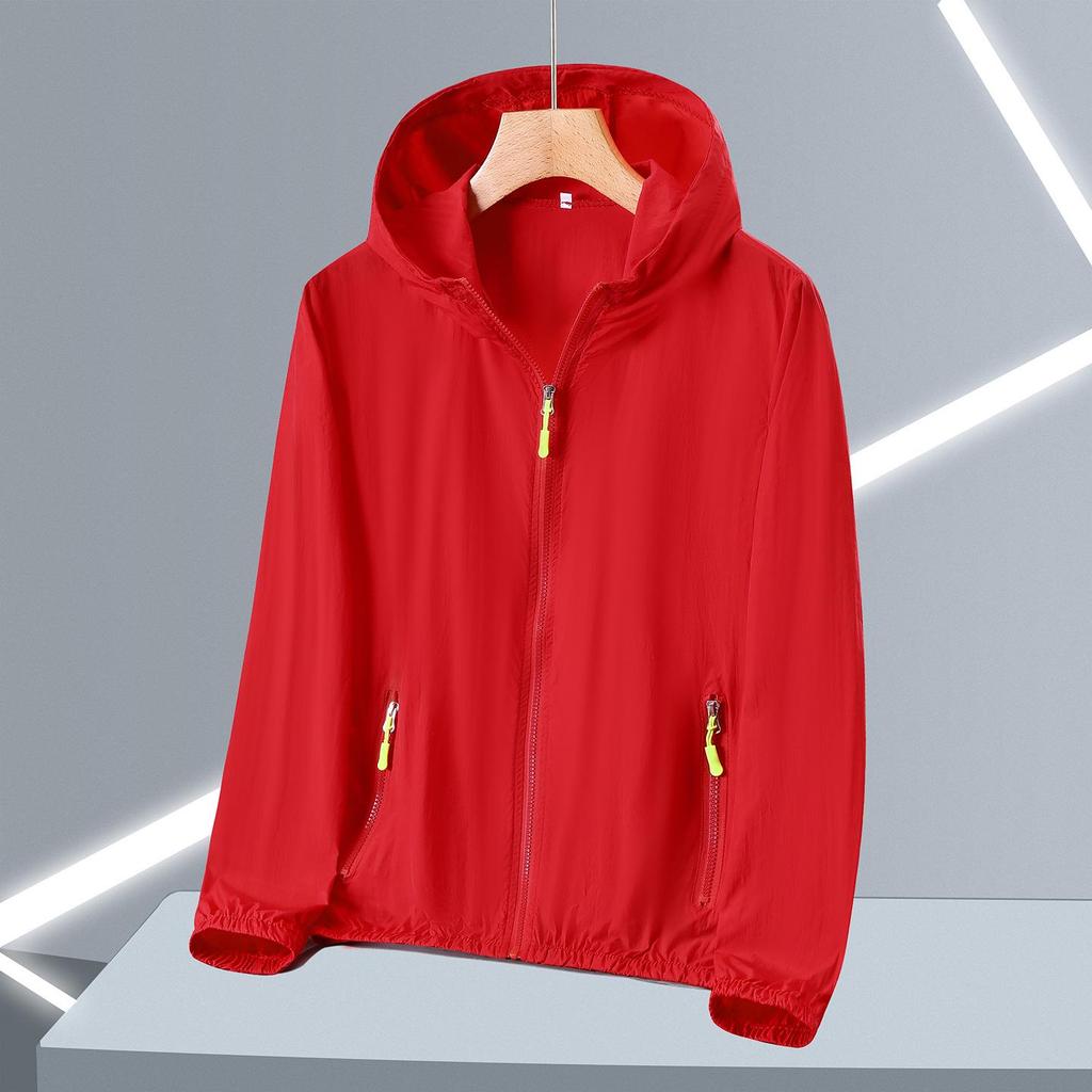 Quick-Dry Lightweight Sun Protection Jacket - Plus Size, Breathable, Hooded Ice Silk for Men & Women